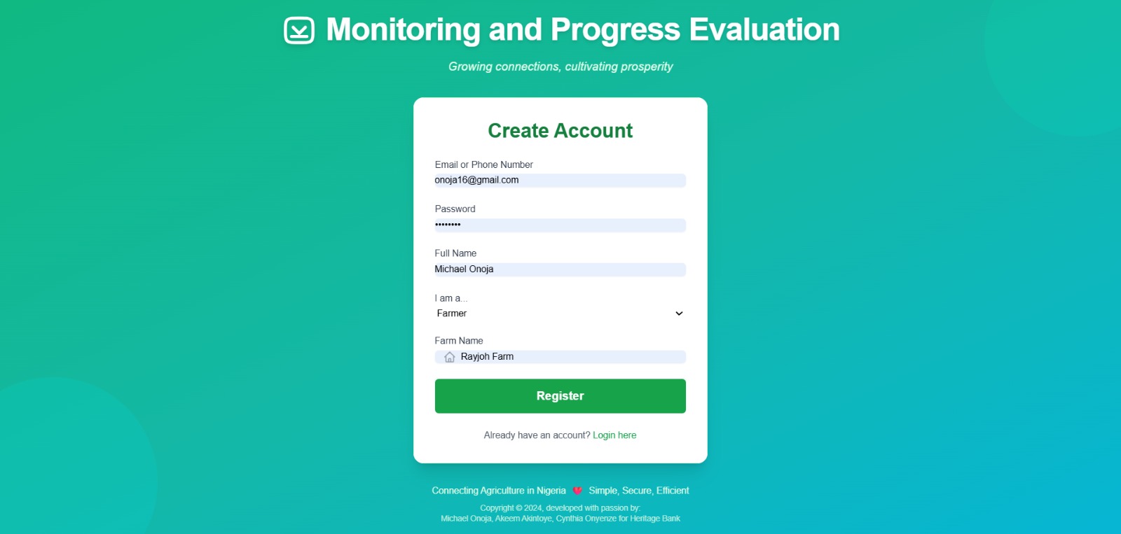 AgriLoan – Agricultural Loan Monitoring System